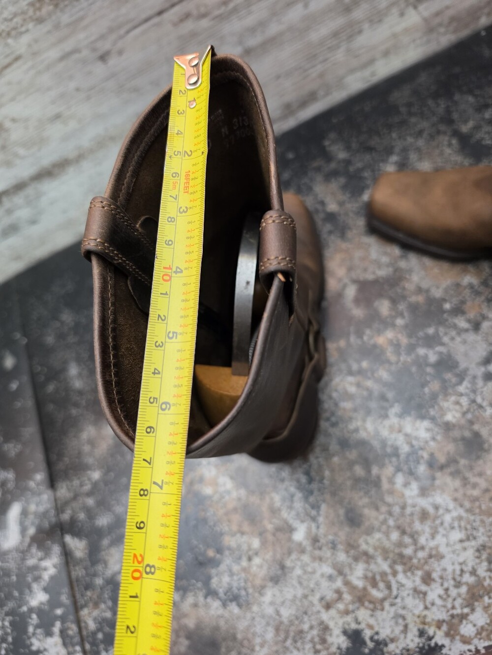Womens Frye Harness 12R Boots Sz 10 Used 313175 700 77300-3 Brown Leather - Picture 10 of 16